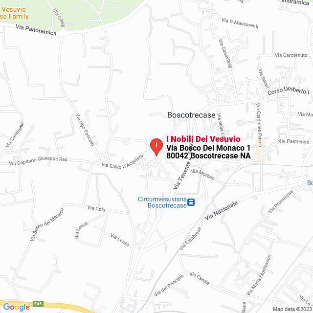 apri la mappa di I Nobili Del Vesuvio