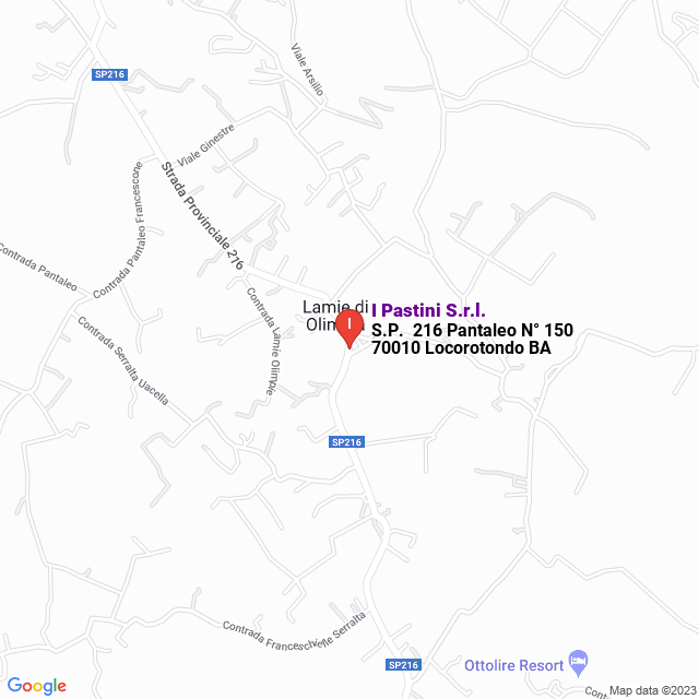 apri la mappa di I Pastini S.r.l.