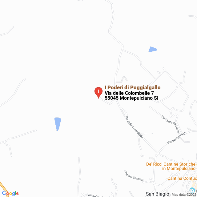 apri la mappa di I Poderi di Poggialgallo