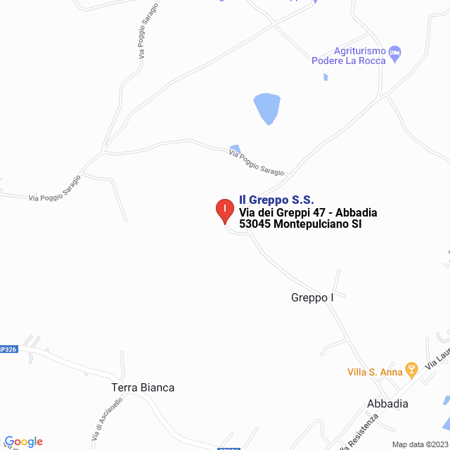 apri la mappa di Il Greppo S.S.