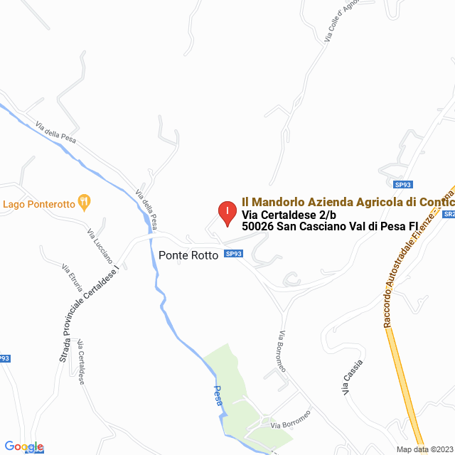 apri la mappa di Il Mandorlo Azienda Agricola di Conticelli