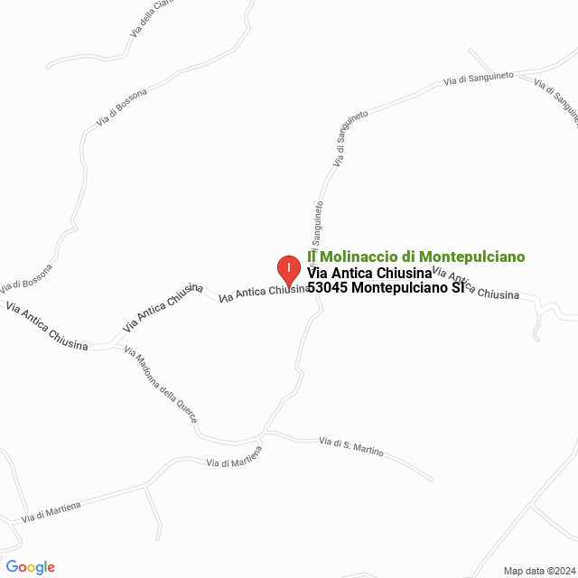 apri la mappa di Il Molinaccio di Montepulciano