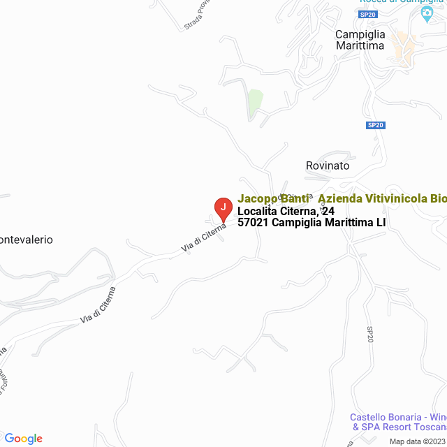 apri la mappa di Jacopo Banti - Azienda Vitivinicola Biologica Jacopo Banti