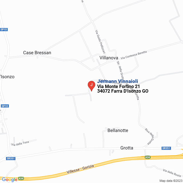 apri la mappa di Jermann Vinnaioli