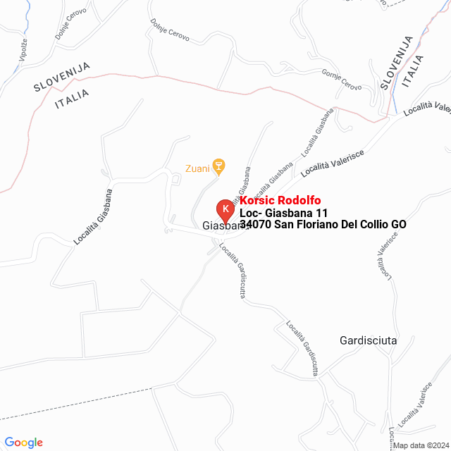 apri la mappa di Korsic Rodolfo