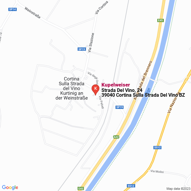 apri la mappa di Kupelweiser