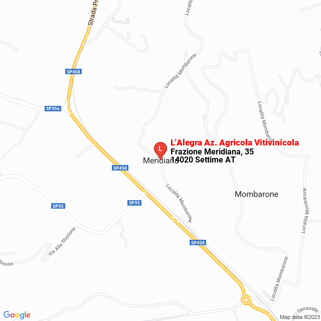 apri la mappa di L‘Alegra Az. Agricola Vitivinicola