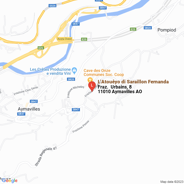 apri la mappa di L‘Atouéyo di Saraillon Fernanda