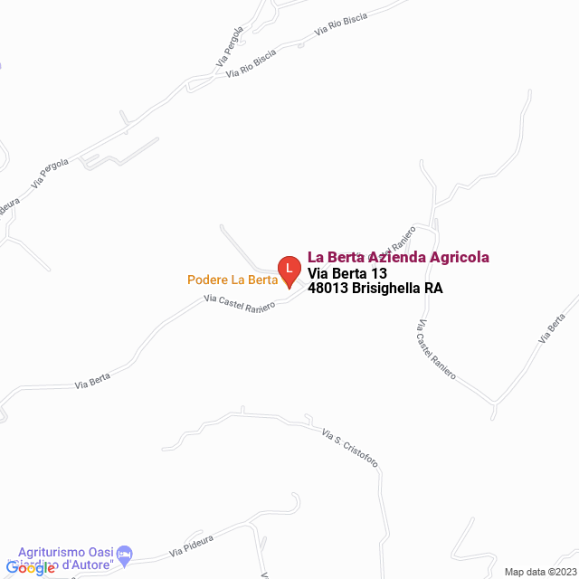 apri la mappa di La Berta Azienda Agricola