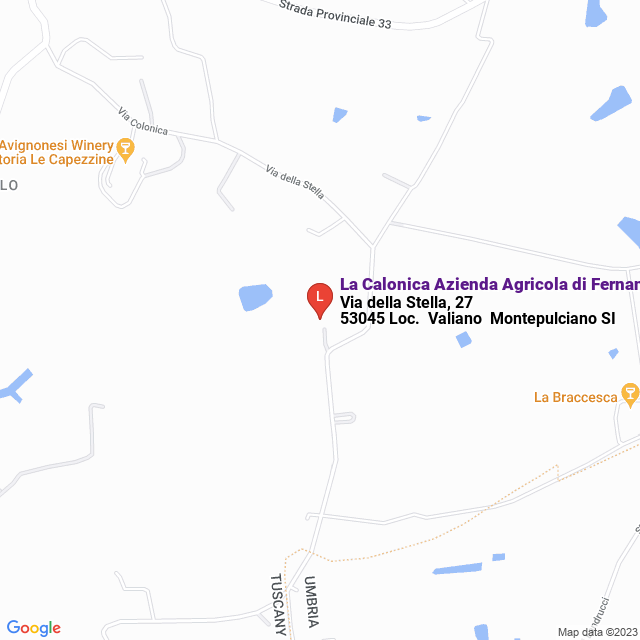 apri la mappa di La Calonica Azienda Agricola di Fernando Cattani