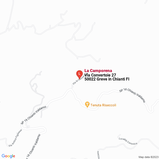 apri la mappa di La Camporena