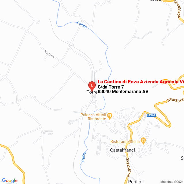 apri la mappa di La Cantina di Enza Azienda Agricola Vincenzo Saldutti