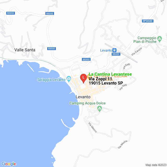apri la mappa di La Cantina Levantese