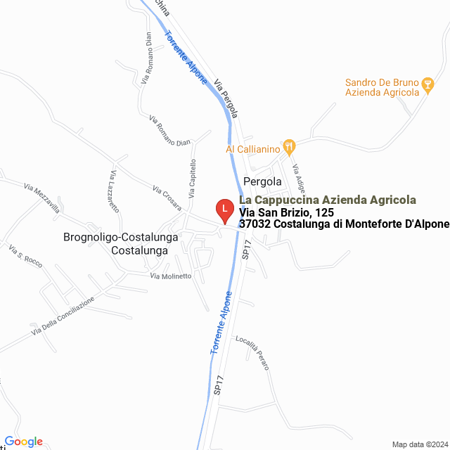apri la mappa di La Cappuccina Azienda Agricola