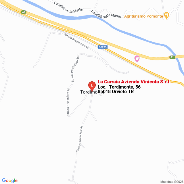 apri la mappa di La Carraia Azienda Vinicola S.r.l.