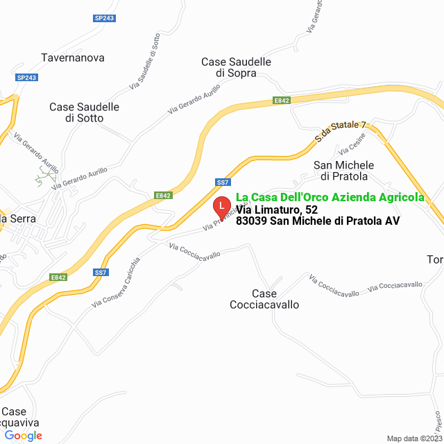apri la mappa di La Casa Dell‘Orco Azienda Agricola