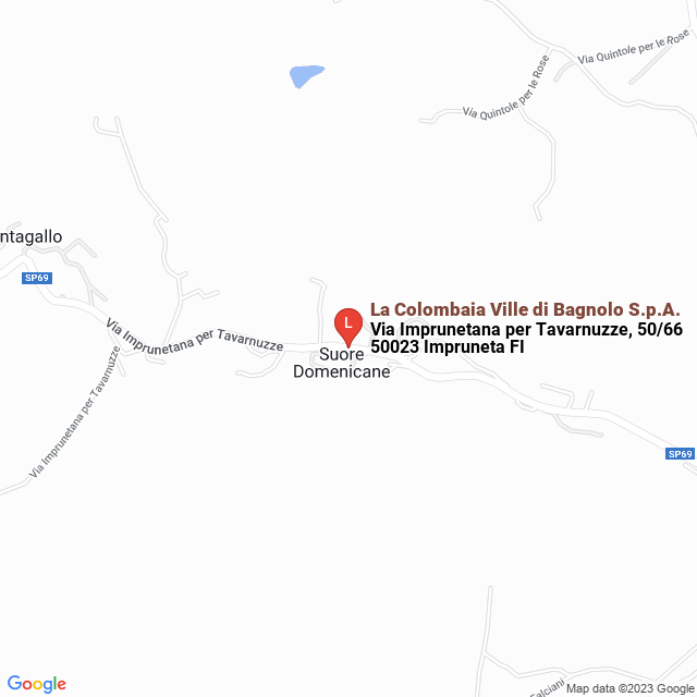 apri la mappa di La Colombaia Ville di Bagnolo S.p.A.