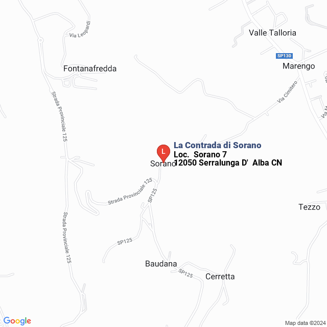 apri la mappa di La Contrada di Sorano
