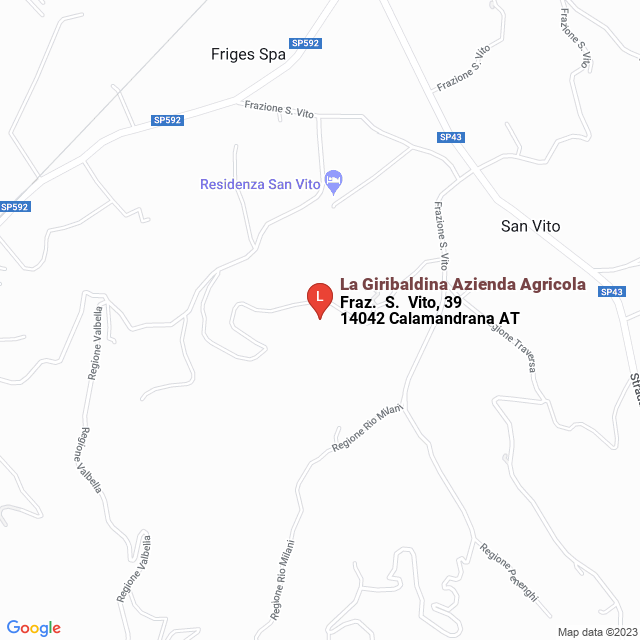 apri la mappa di La Giribaldina Azienda Agricola