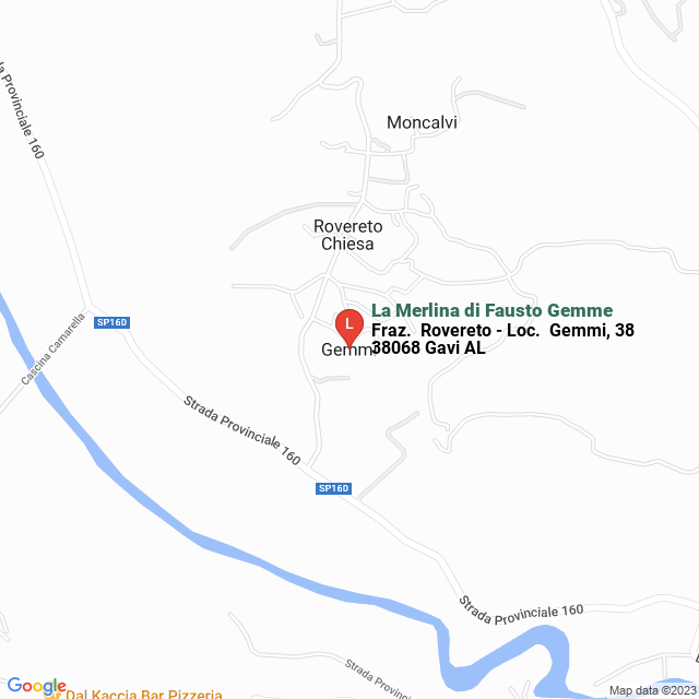 apri la mappa di La Merlina di Fausto Gemme