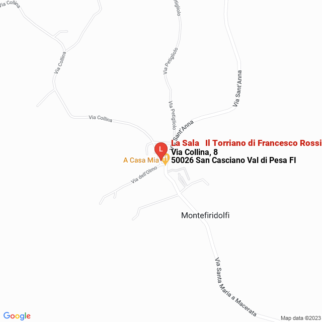 apri la mappa di La Sala - Il Torriano di Francesco Rossi Ferrini