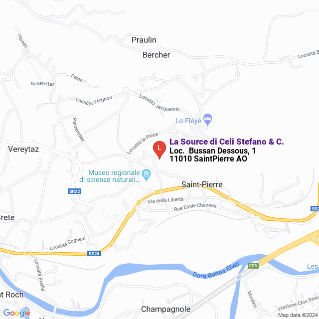 apri la mappa di La Source di Celi Stefano & C.