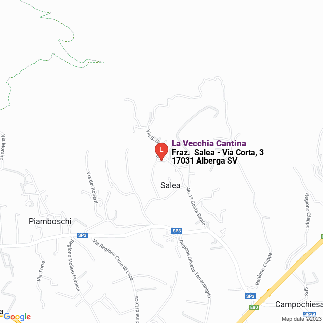 apri la mappa di La Vecchia Cantina