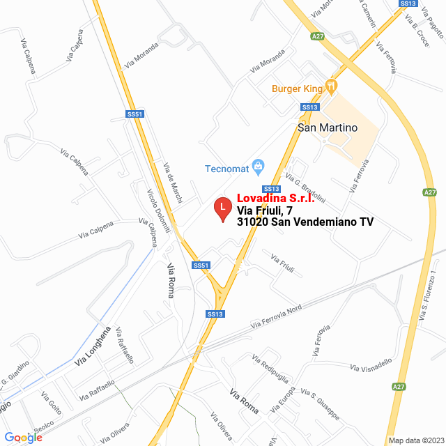 apri la mappa di Lovadina S.r.l.