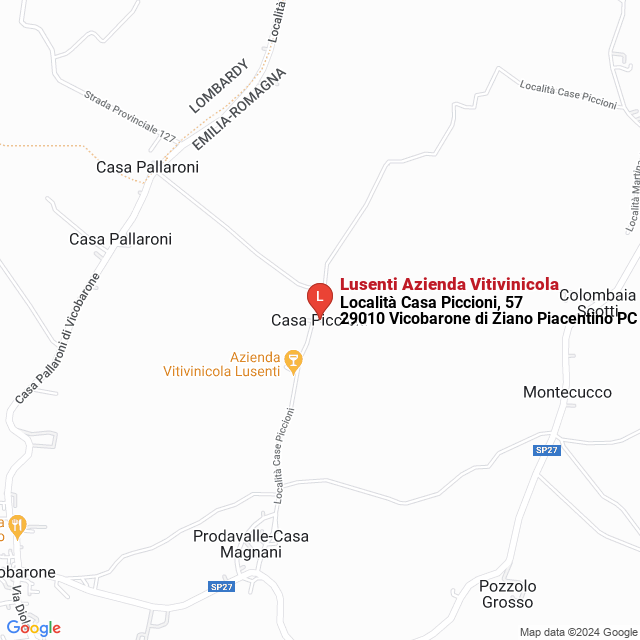 apri la mappa di Lusenti Azienda Vitivinicola