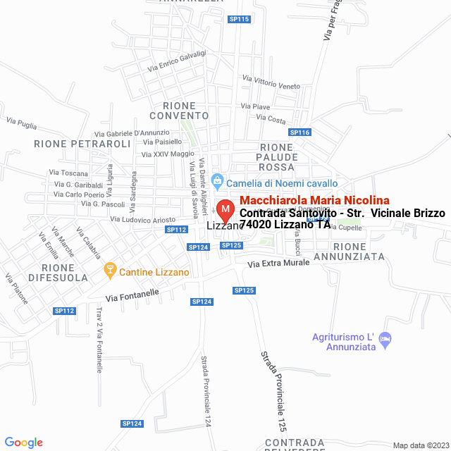 apri la mappa di Macchiarola Maria Nicolina