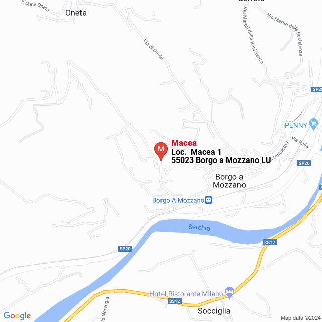 apri la mappa di Macea