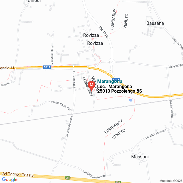 apri la mappa di Marangona