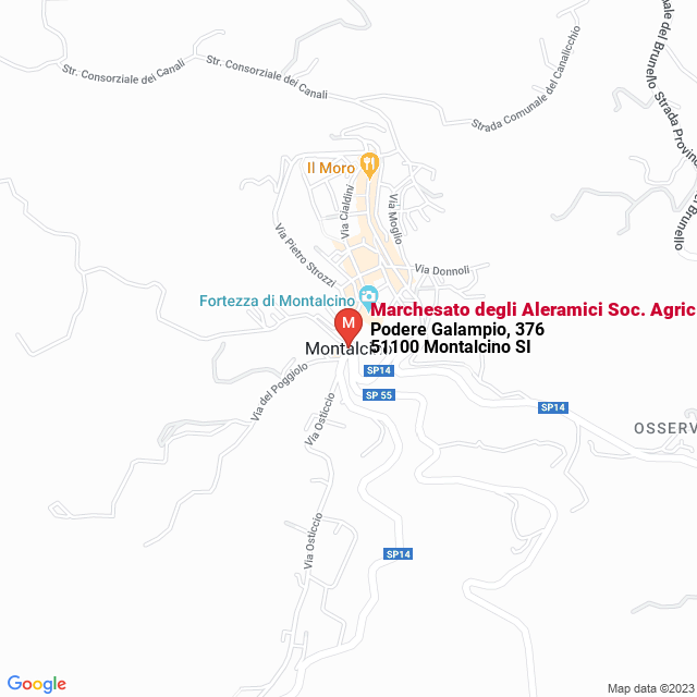 apri la mappa di Marchesato degli Aleramici Soc. Agric. a r.l.