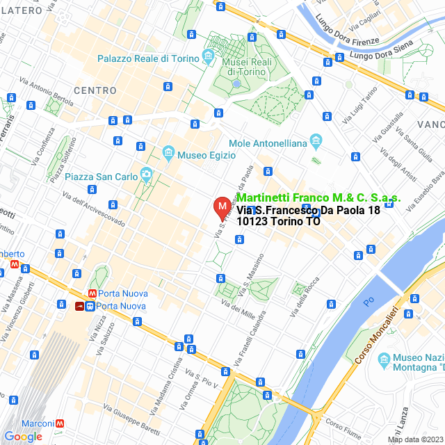 apri la mappa di Martinetti Franco M.& C. S.a.s.