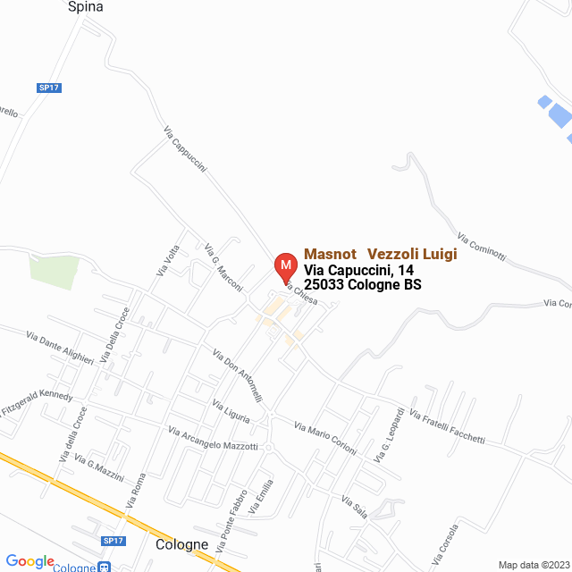 apri la mappa di Masnot - Vezzoli Luigi