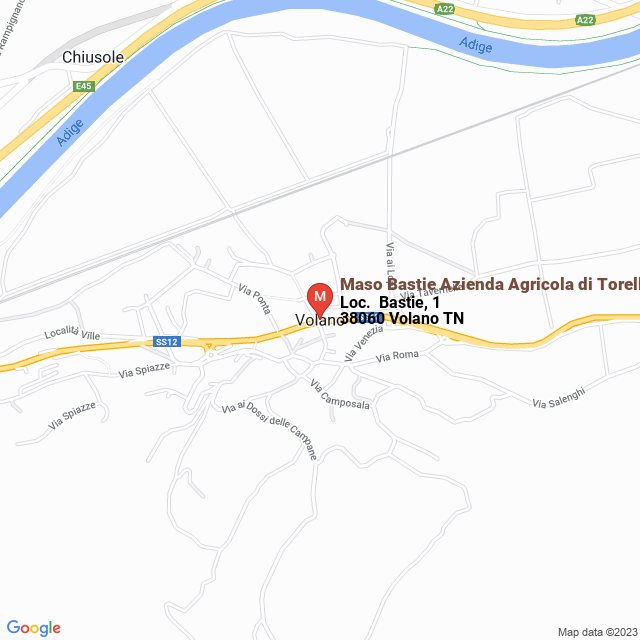 apri la mappa di Maso Bastie Azienda Agricola di Torelli Giuseppe