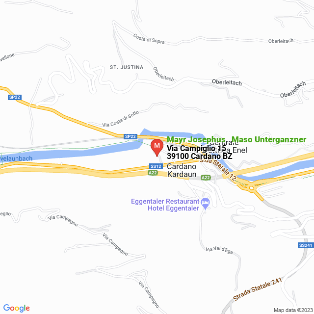 apri la mappa di Mayr Josephus - Maso Unterganzner