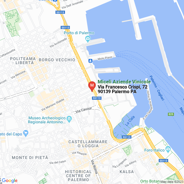 apri la mappa di Miceli Aziende Vinicole