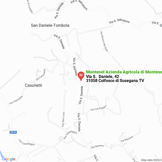 apri la mappa di Montesel Azienda Agricola di Montesel Renzo