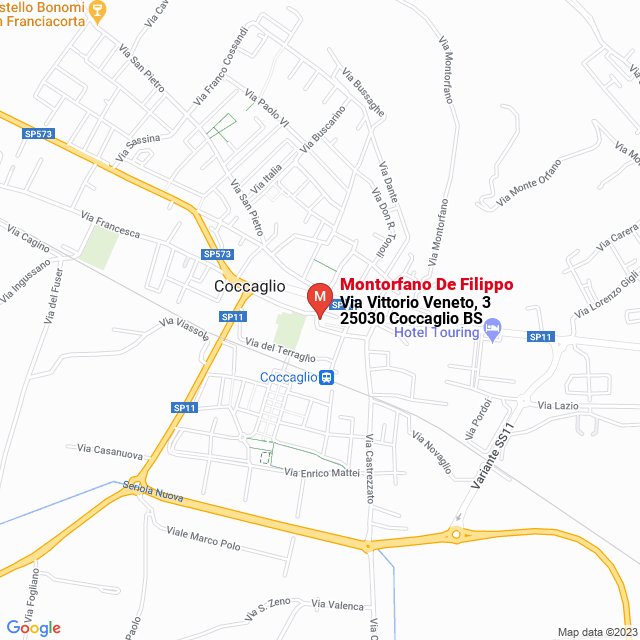 apri la mappa di Montorfano De Filippo