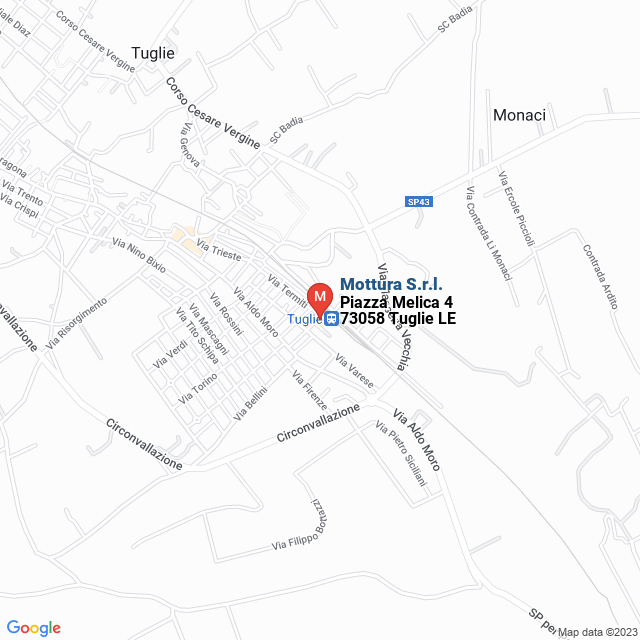 apri la mappa di Mottura S.r.l.