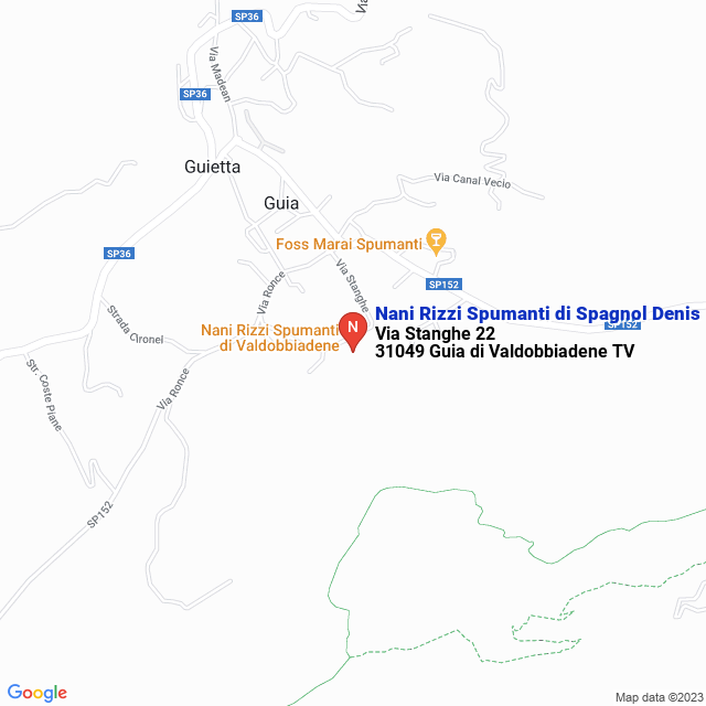 apri la mappa di Nani Rizzi Spumanti di Spagnol Denis