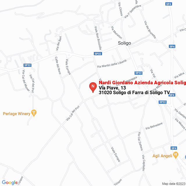 apri la mappa di Nardi Giordano Azienda Agricola Soligo