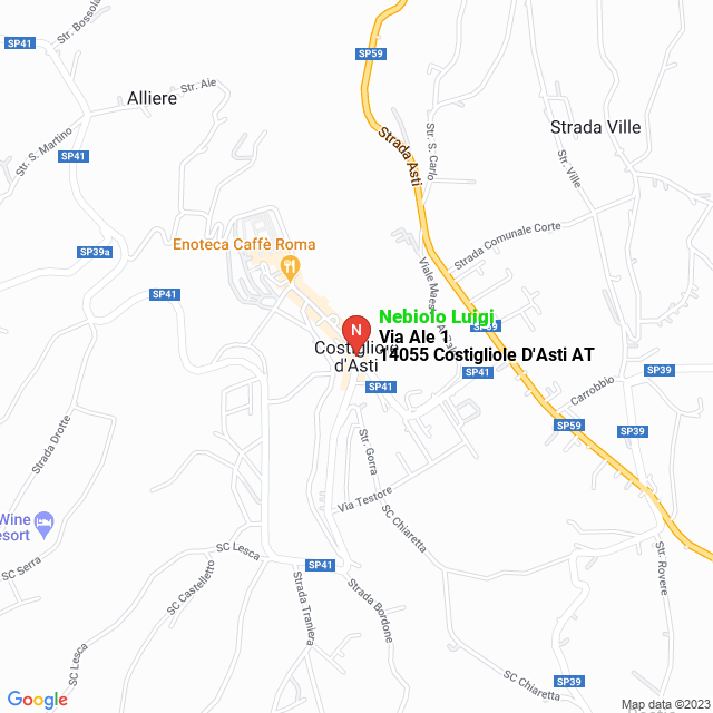 apri la mappa di Nebiolo Luigi