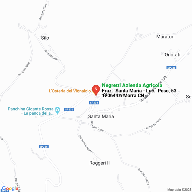 apri la mappa di Negretti Azienda Agricola