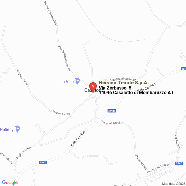 apri la mappa di Neirano Tenute S.p.A.