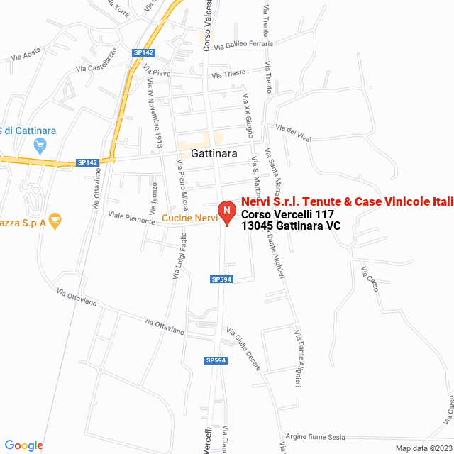 apri la mappa di Nervi S.r.l. Tenute & Case Vinicole Italiane