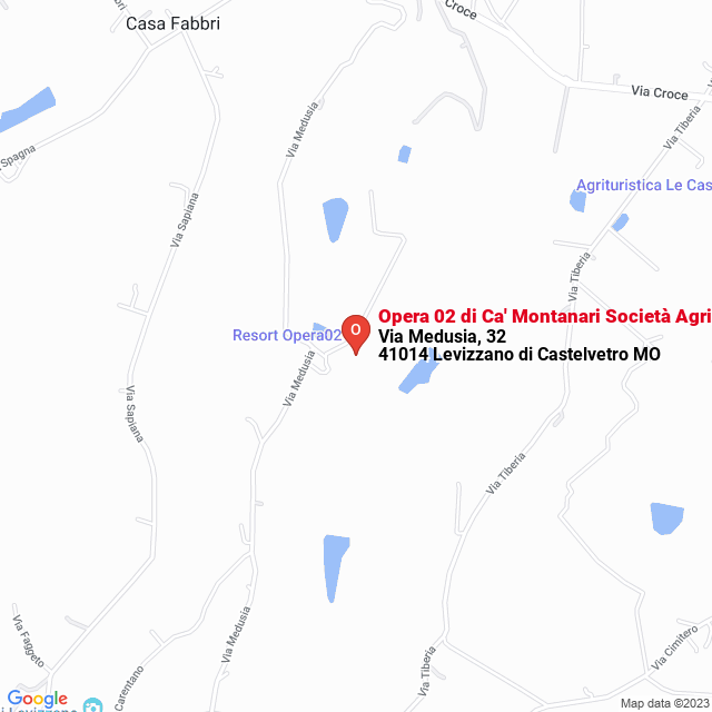 apri la mappa di Opera 02 di Ca‘ Montanari Società Agricola S.r.l.