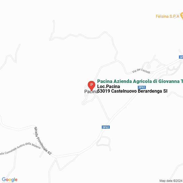 apri la mappa di Pacina Azienda Agricola di Giovanna Tiezzi Borsa