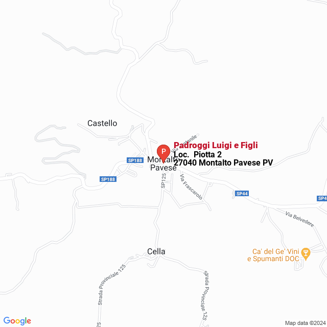 apri la mappa di Padroggi Luigi e Figli